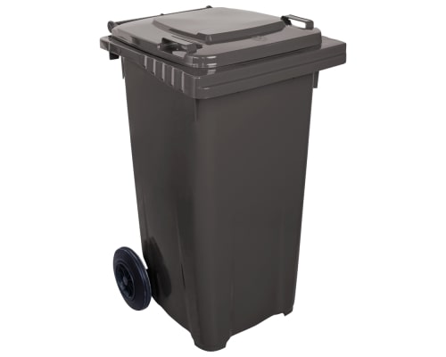 Контейнер для ТПВ, АЛЕАНА, об'ємом 120 літрів, колір сірий